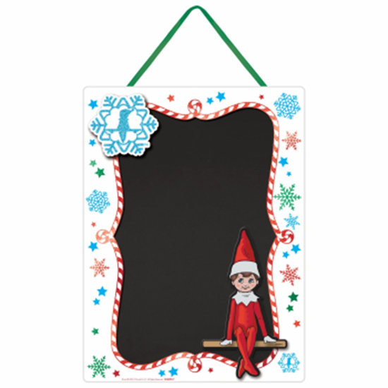 Picture of DECOR - THE ELF ON A SHELF EASEL CHALKBOARD SIGN 