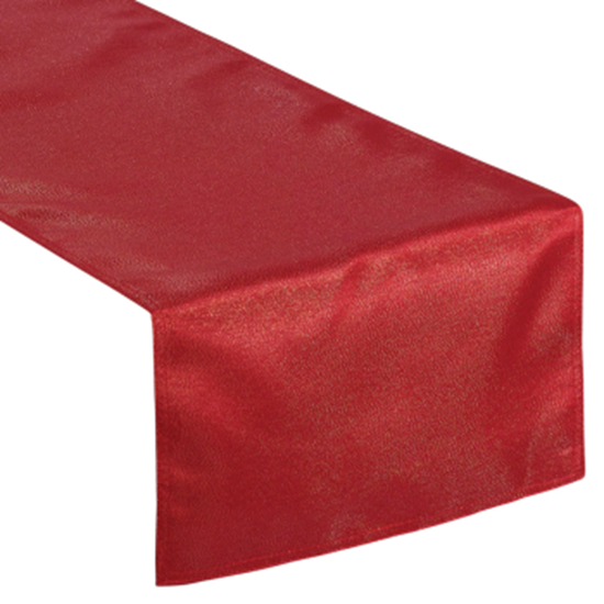Image sur TABLEWARE - RED TABLE RUNNER - 13" X 72"