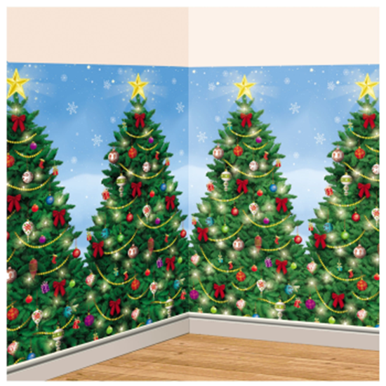 Picture of DECOR - CHRISTMAS TREE ROOM ROLL SCENE SETTER