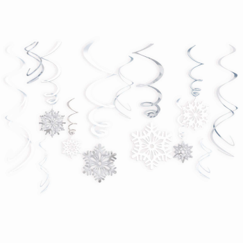 Image de DECOR - SNOWFLAKES VALUE SWIRLS 