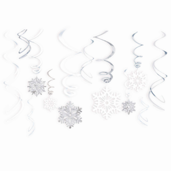 Image sur DECOR - SNOWFLAKES VALUE SWIRLS 