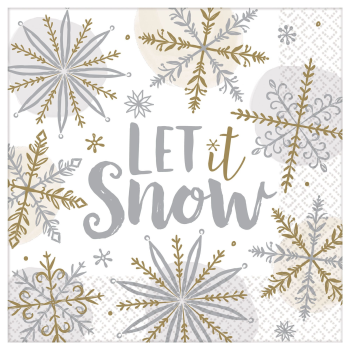 Picture of TABLEWARE - SHINNING SNOW LUNCHEON NAPKIN