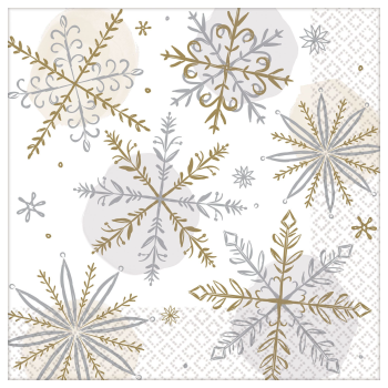 Picture of TABLEWARE - SHINING SNOW DINNER NAPKIN 