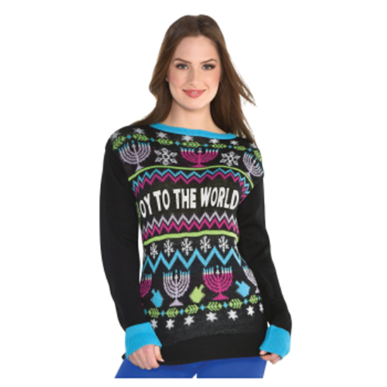 Picture of WEARABLE - HANUKKAH UGLY SWEATER - ADULT SMALL/MEDIUM