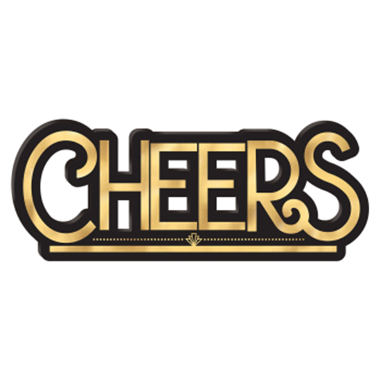 Image sur DECOR - CHEERS MDF STANDING SIGN