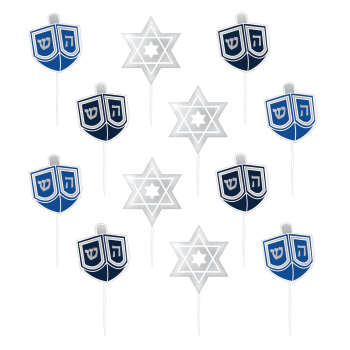 Image de DECOR - HANUKKAH PLASTIC PICKS