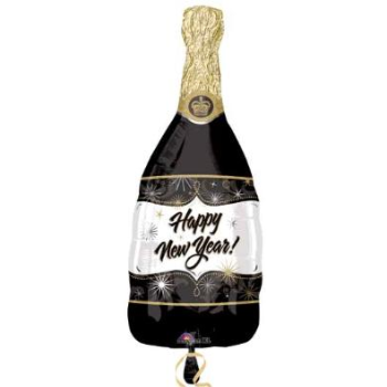 Picture of 34" FOIL - CHAMPAGNE BOTTLE NEW YEAR  SUPER SHAPE