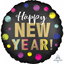 Picture of 18" FOIL - DOTTED NEW YEAR