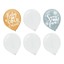 Picture of BALLOONS - 12" LATEX BALLOONS - SNOW WHAT FUN ASSORTED 