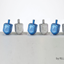 Image de DECOR - PLASTIC DREIDEL - BLUE AND SILVER