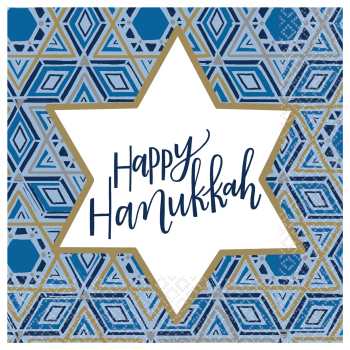 Image de TABLEWARE - HANUKKAH FESTIVAL OF LIGHTS LUNCHEON NAPKINS 