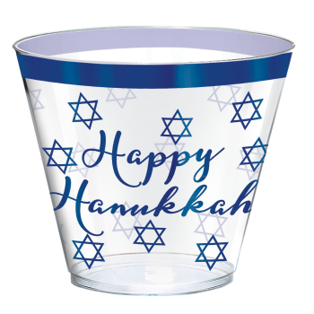 Picture of TABLEWARE - HANUKKAH PREMIUM 9oz CUPS 