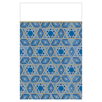 Image de TABLEWARE - HANUKKAH FESTIVAL OF LIGHTS PLASTIC TABLE COVER