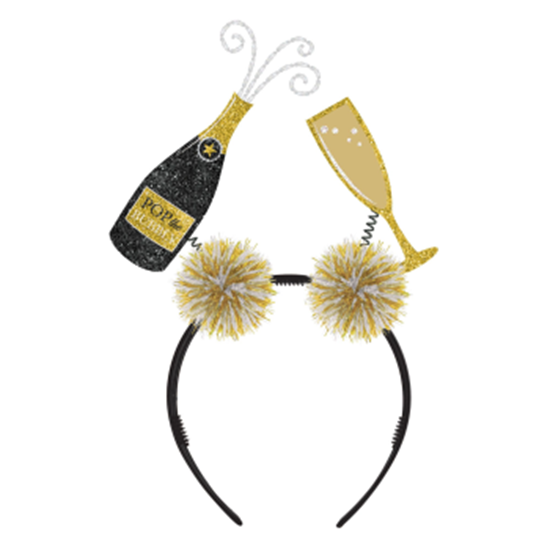 Image sur WEARABLES - CHAMPAGNE AND FLUTE HEADBOPPER