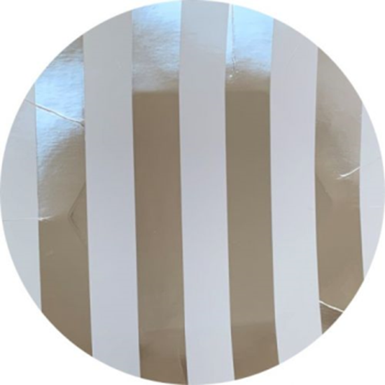 Picture of SILVER STRIPES JUMBO GIFT WRAP 50' 