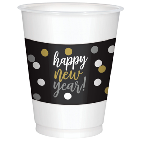 Image sur TABLEWARE - 16OZ NEW YEAR PLASTIC CUP