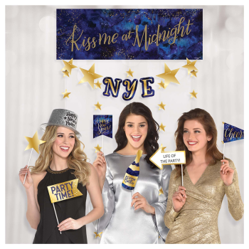 Picture of DECOR - MIDNIGHT NEW YEAR EVE PHOTO BOOTH KIT