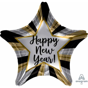 Image de 18'' FOIL - HAPPY NEW YEAR RADIANT STAR