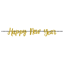 Picture of DECOR - NEW YEAR GOLD GLITTER BANNER