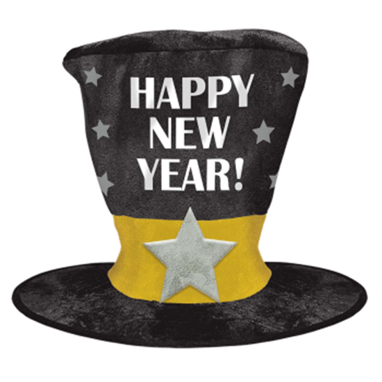 Picture of WEARABLES - OVERSIZE FELT NEW YEAR TOP HAT