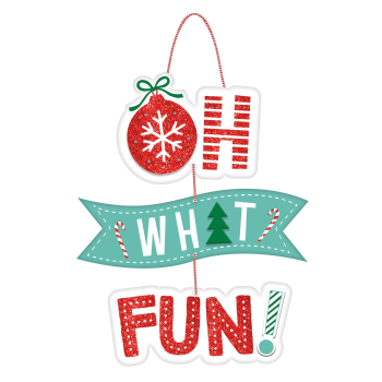 Image de DECOR - OH WHAT FUN TRIPLE SIGN