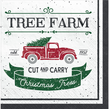 Image de TABLEWARE - TREE FARM LUNCHEON NAPKINS