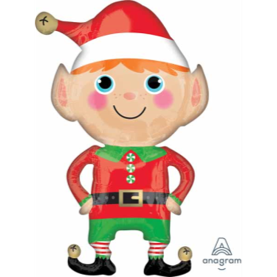 Picture of 36" - HAPPY CHRISTMAS ELF SUPER SHAPE