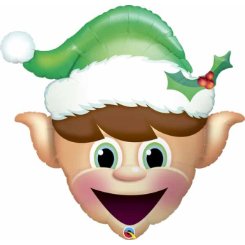 Image de 36" - CHRISTMAS ELF HEAD SUPER SHAPE
