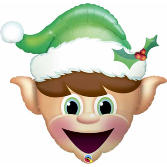 Picture of 36" - CHRISTMAS ELF HEAD SUPER SHAPE