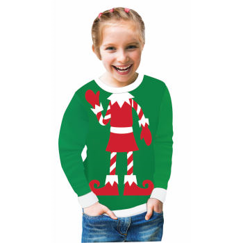 Picture of WEARABLES - XMAS SWEATER ELF - MEDIUM