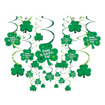 Image de DECOR - ST PAT'S CLOVER SWIRLS 