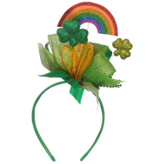 Image sur WEARABLES - ST PAT'S HEADBAND WITH RAINBOW