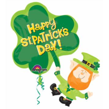 Image de 33" ST PATTY'S LEPRECHAUN SUPERSHAPE 