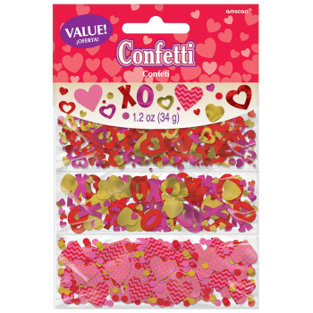Picture of DECOR - VALENTINE'S ASSORTED VALUE CONFETTI