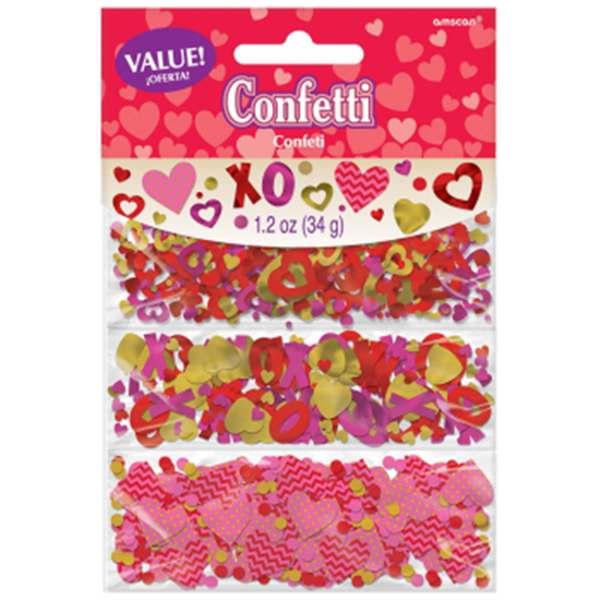 Image sur DECOR - VALENTINE'S ASSORTED VALUE CONFETTI