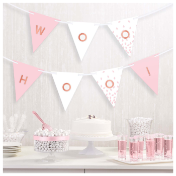 Image de DECOR - PENNANT BANNER CUSTOMIZABLE - ROSE GOLD