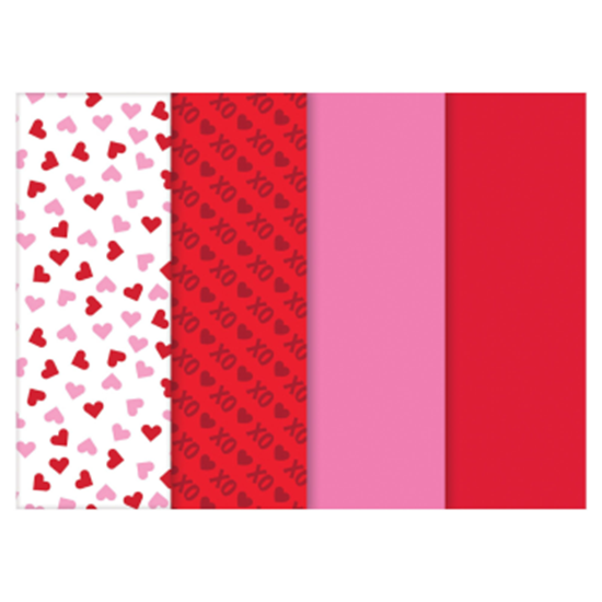 Picture of DECOR - GIFT - VALENTINE'S DAY PRINTED TISSUE PACK