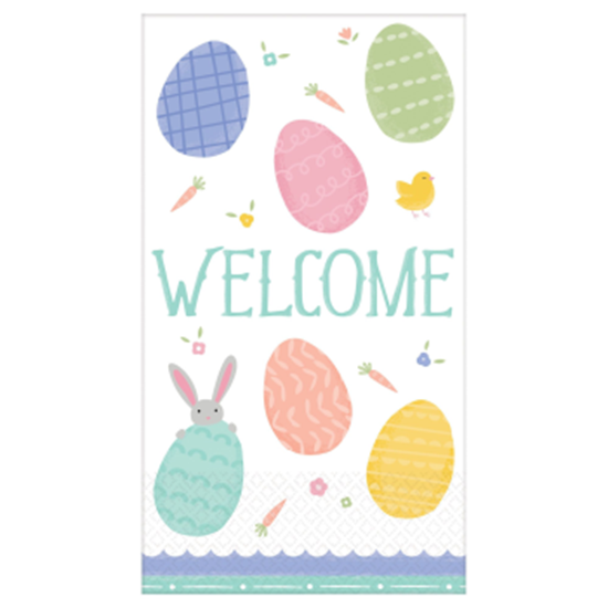 Picture of TABLEWARE - PRETTY PASTELS EASTER GUEST TOWELS