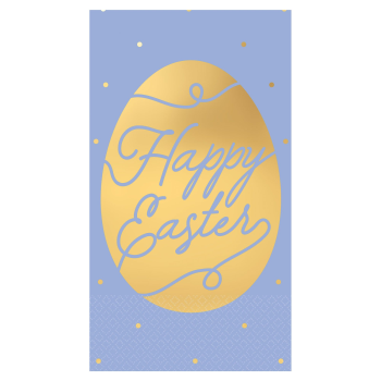 Image de TABLEWARE - HAPPY EASTER HOT STAMPED GUEST TOWELS