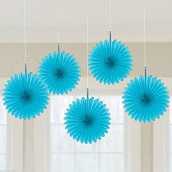 Picture of CARIBBEAN BLUE 6" MINI HANGING FAN 