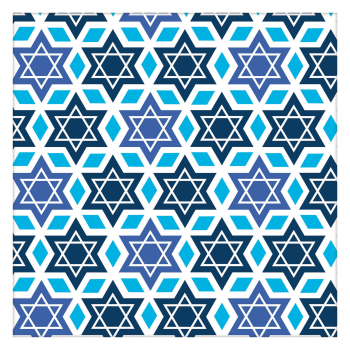 Image de DECOR - HANUKKAH WRAPPING PAPER - STAR OF DAVID