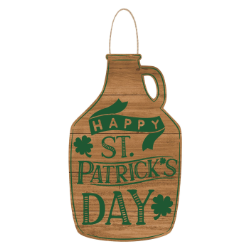 Picture of DECOR - HAPPY ST PAT'S JUG HANGING SIGN