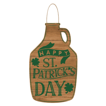 Image de DECOR - HAPPY ST PAT'S JUG HANGING SIGN