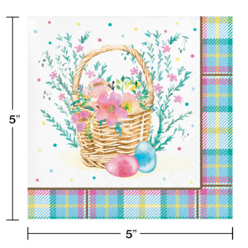 Image de TABLEWARE - STORYBOOK EASTER BUNNY BEVERAGE NAPKINS