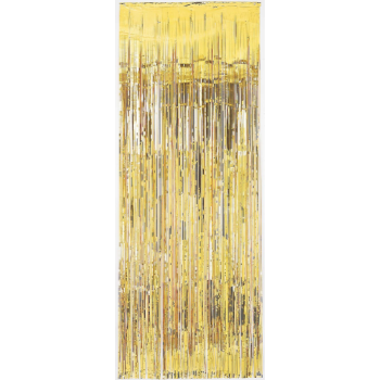 Image de GOLD METALLIC CURTAIN - 3'X8'