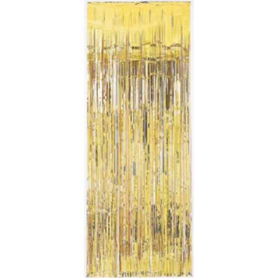 Picture of GOLD METALLIC CURTAIN - 3'X8'