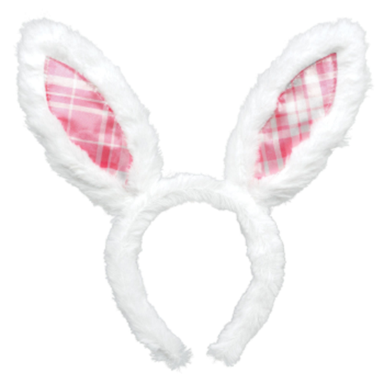 Picture of WEARABLES - BUNNY EARS PINK PLAID