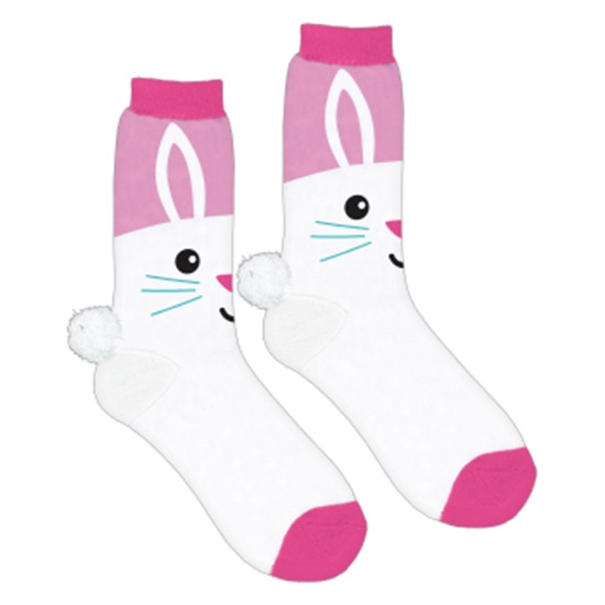PartyMart. WEARABLES EASTER BUNNY CREW SOCKS