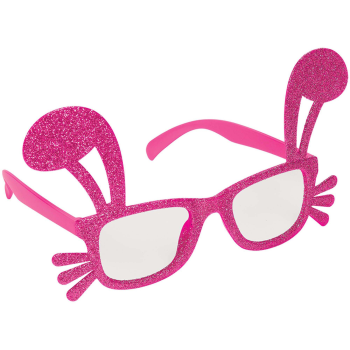 Image de WEARABLES - BUNNY SHAPED GLITTER GLASSES - PINK