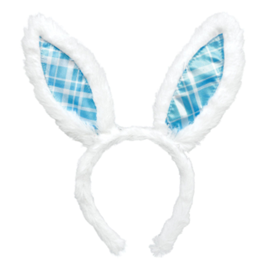 Picture of WEARBLES - BUNNY EARS BLUE PLAID